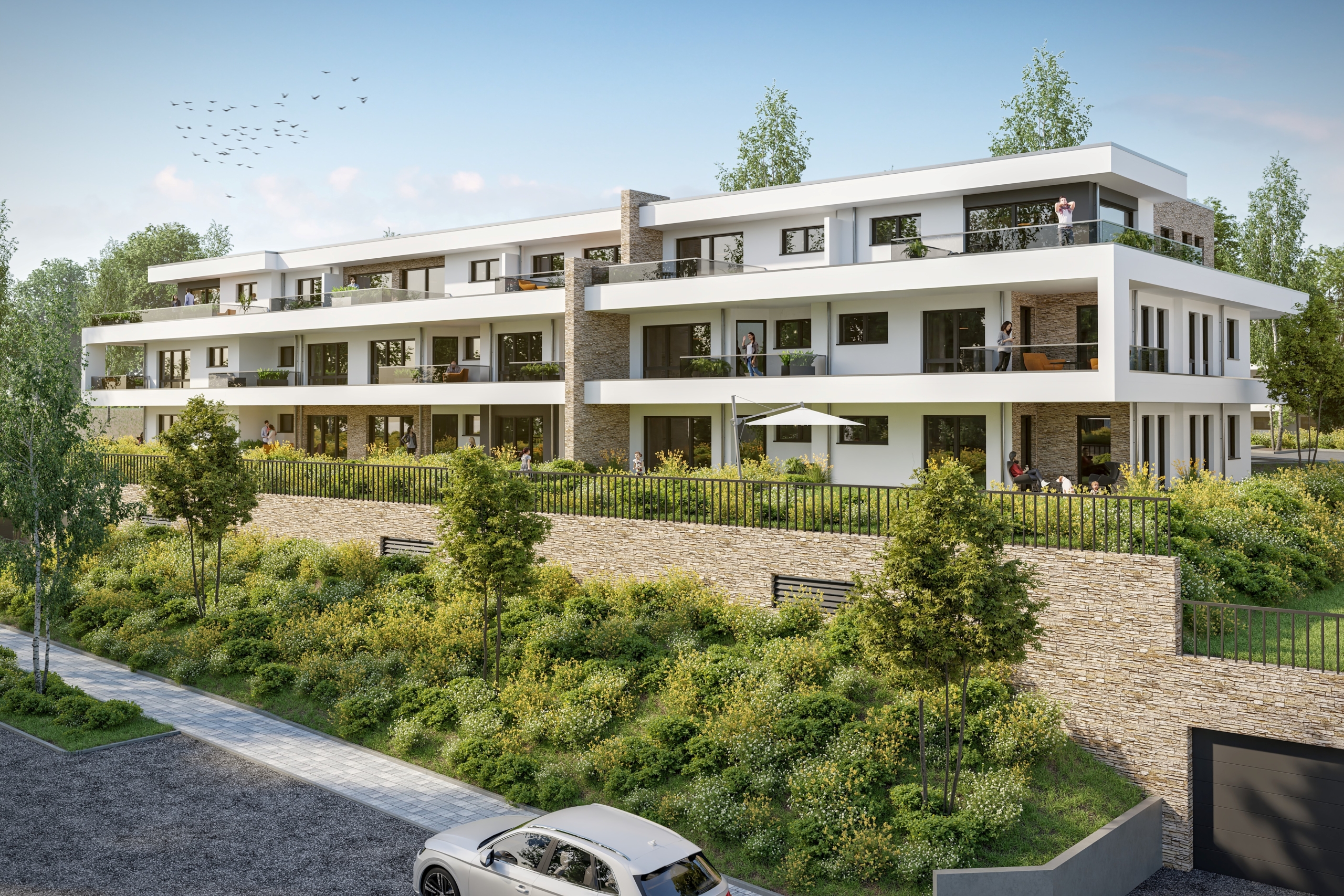 Niedernhausen, Neumühlstraße 13, 15 + 17